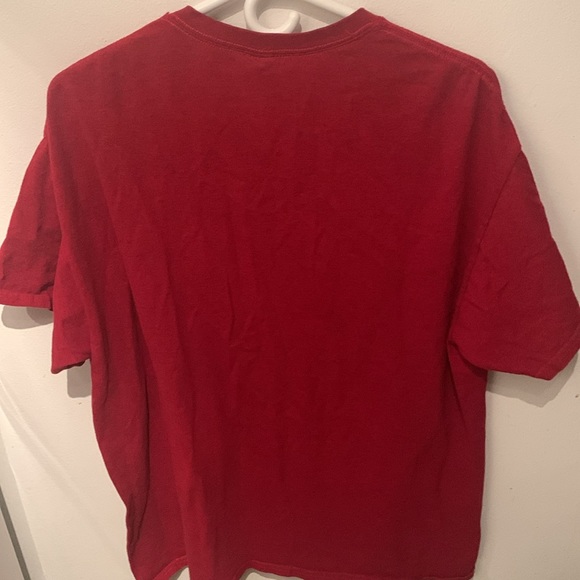 Fabulous San Antonio The Alamo Textured Bright Red Tshirt SZ XL - Picture 6 of 6